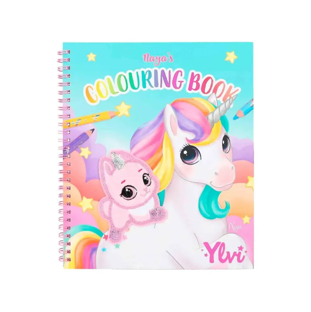 Libro De Colorear Con Unicornio Y Lentejuelas^Ylvi