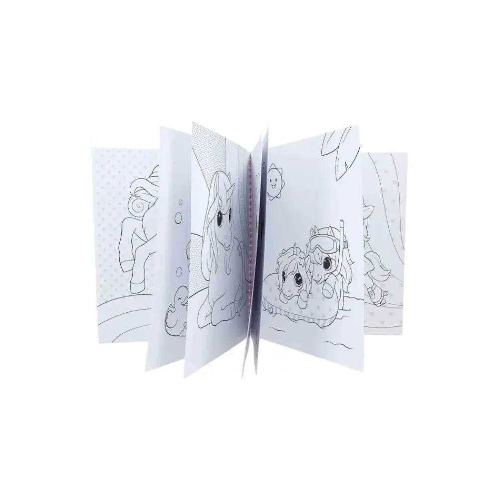 Libro De Colorear Con Unicornio Y Lentejuelas^Ylvi